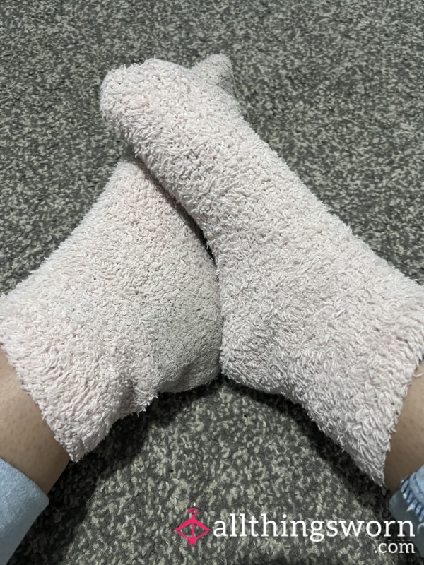 Fluffy Sweaty Socks Worn To Do House Work