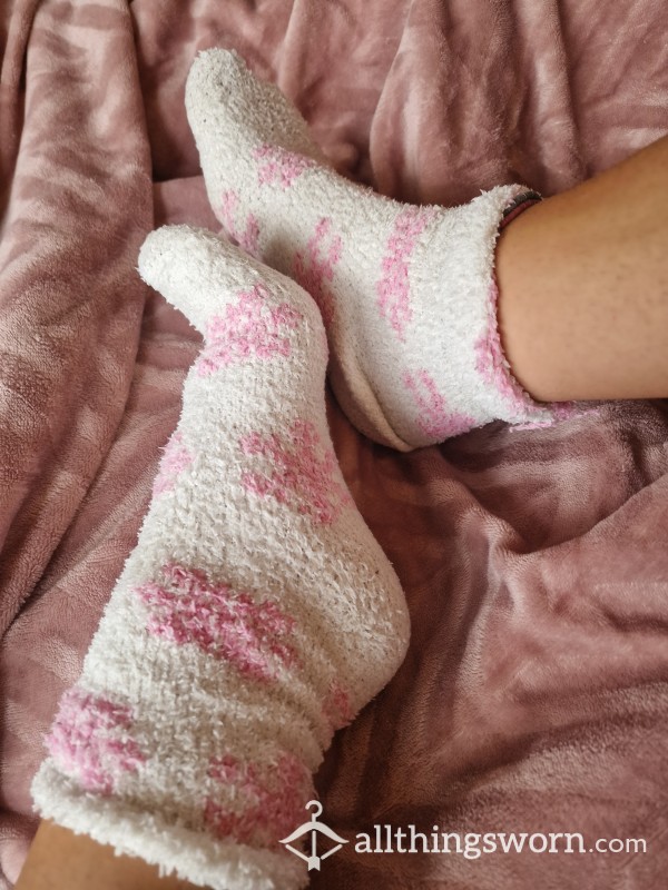 Fluffy Worn Socks