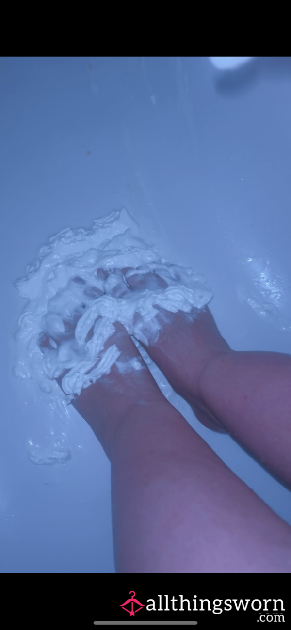 Whipped Cream And Custard Foot Play