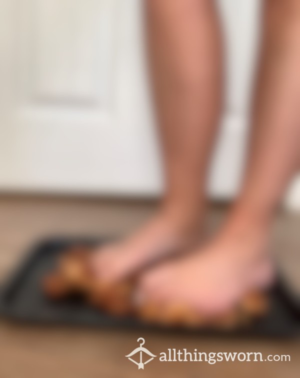 💦🦶 Food Foot Play In Lasagne 🦶💦