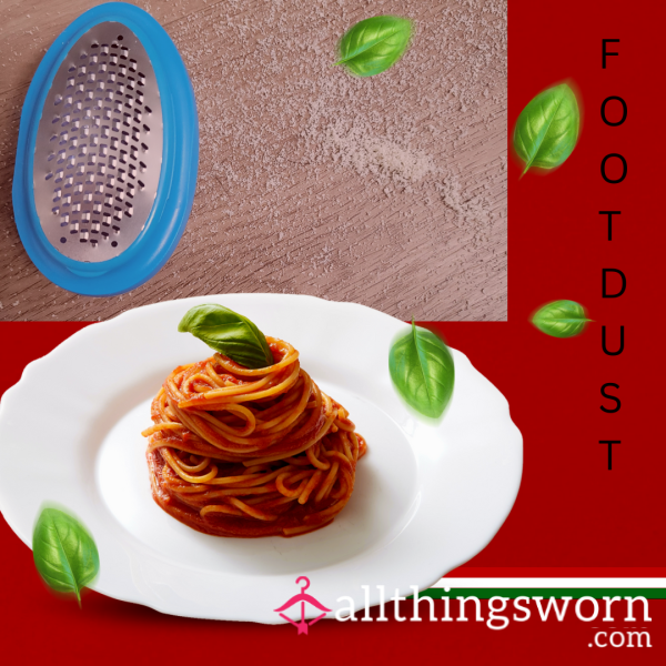 👣🧀 Foot Dust, Grated Fresh & Shipped To Order