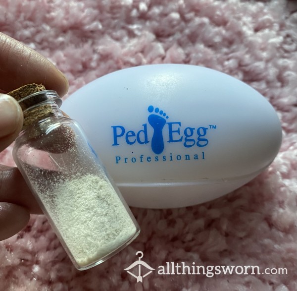 🧪🩰 Vial Of My Foot Dust From Ped-Egg ♡ Made To Order🦶🏻 £5 UK P&P 💌 Tracked Worldwide Shipping Available! ⚓️