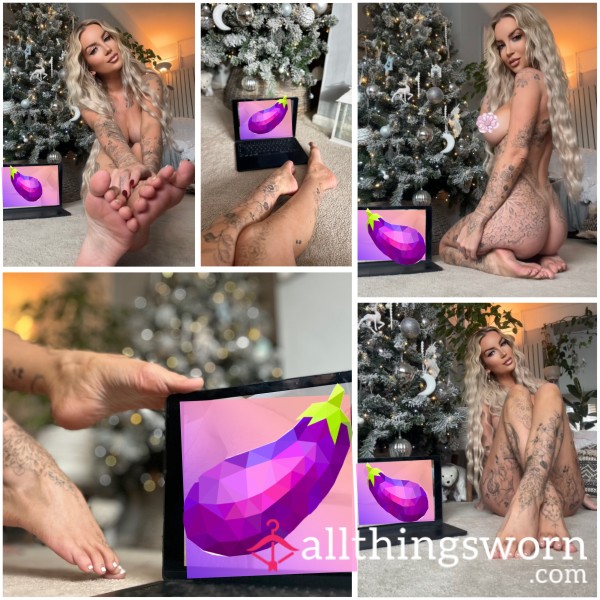 🍆🦶🏼Foot Fetish Custom Nude Photo Set With Your C*ck🦶🏼🍆