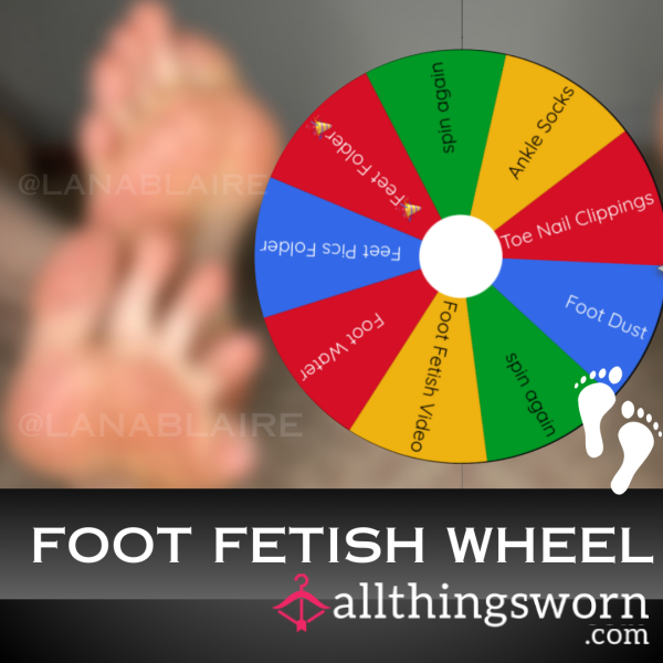 Foot Fetish Wheel 👣 🎉