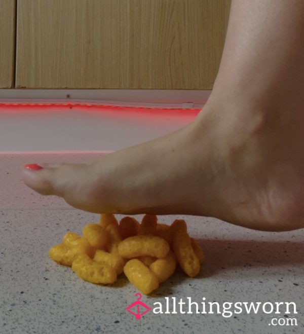 Foot Food Cheesy Crisps 🦶🏻🧀