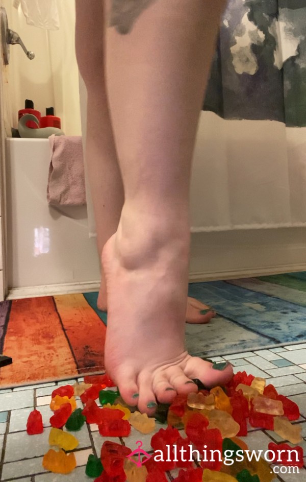 Foot Gummies With Video