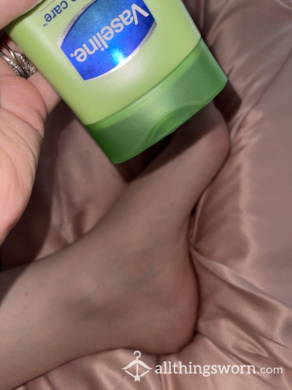 Foot Ma**age With Lotion