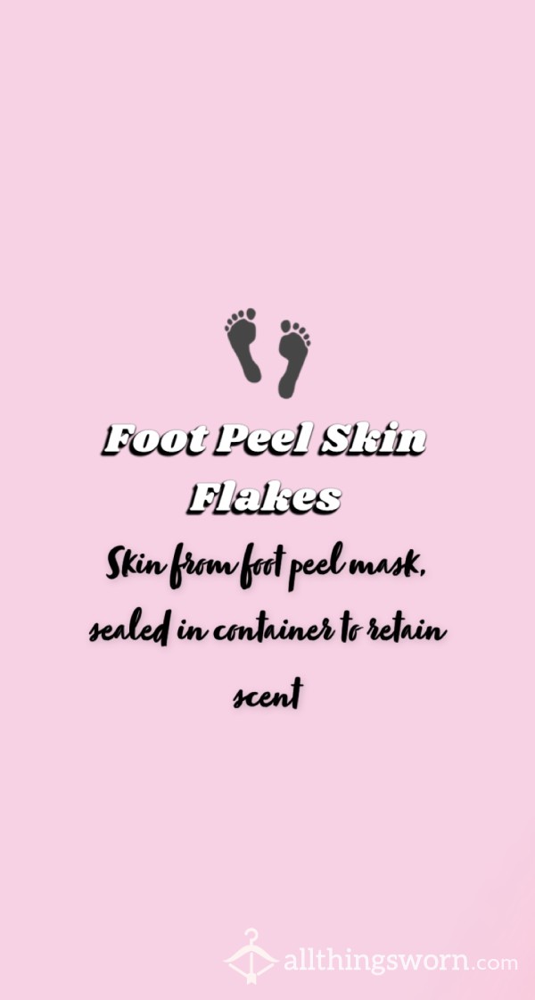 👣 Foot Skin Flakes From P**l Mask