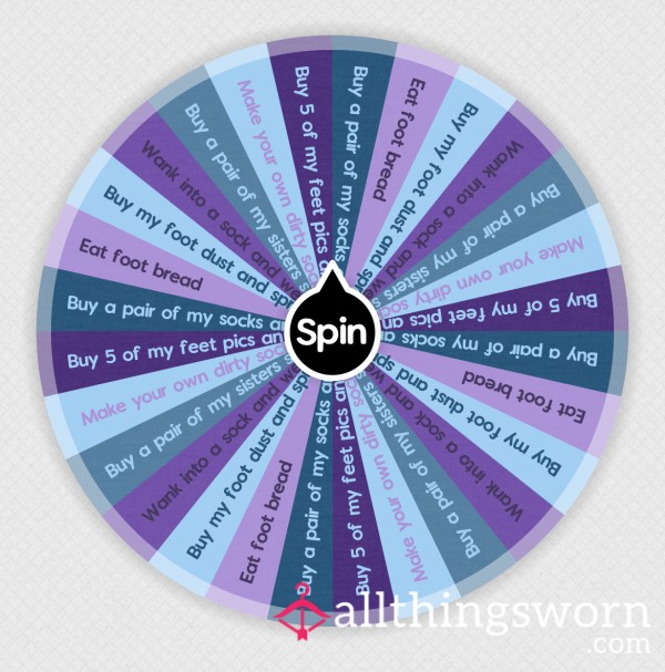 ✨🦶🏻 Foot Sub/ Task Wheel 🦶🏻✨