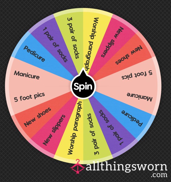 Foot Worship Wheel Spin