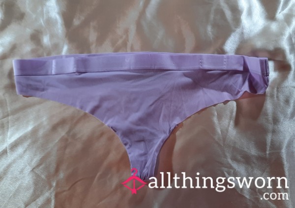 Fragrant Lavender Thong, Worn During A Workout