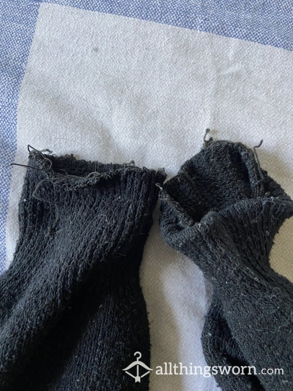 Fraying Boot Socks