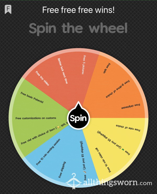 Free Wins Wheel