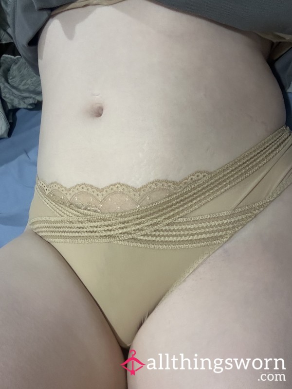 French Nude Knickers, With Naughty Masturbation Video.