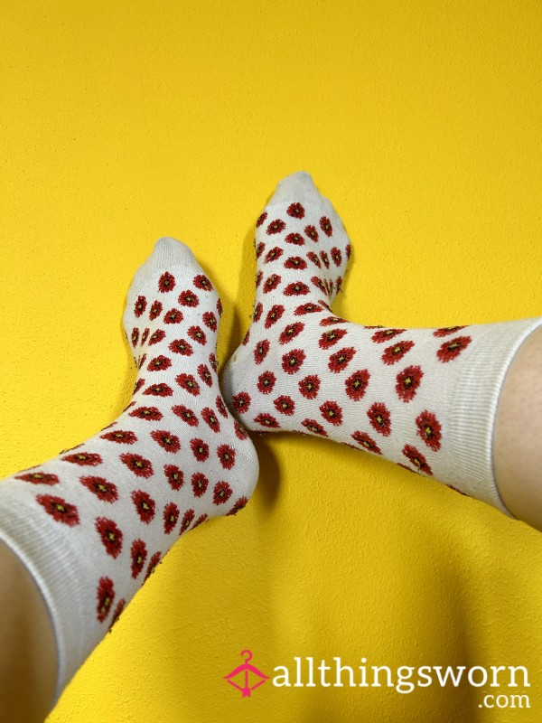 Frequently Worn Flower Socks