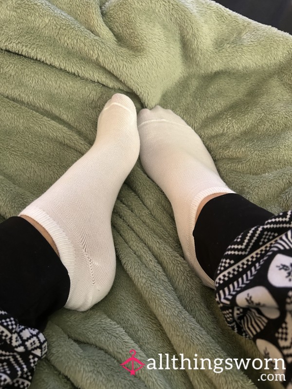 Fresh White Socks First Time Worn!