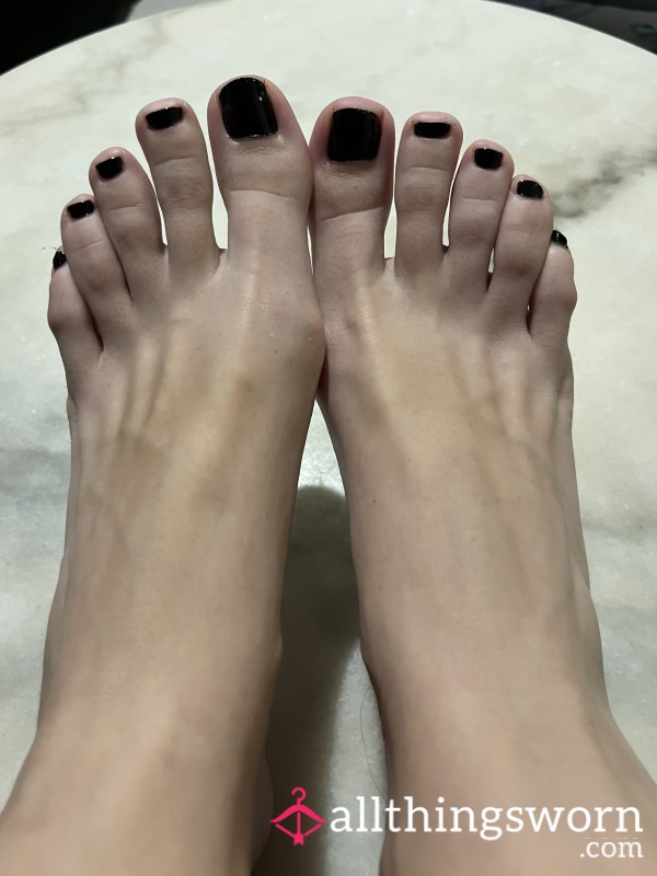 Freshly Painted Toe Nails