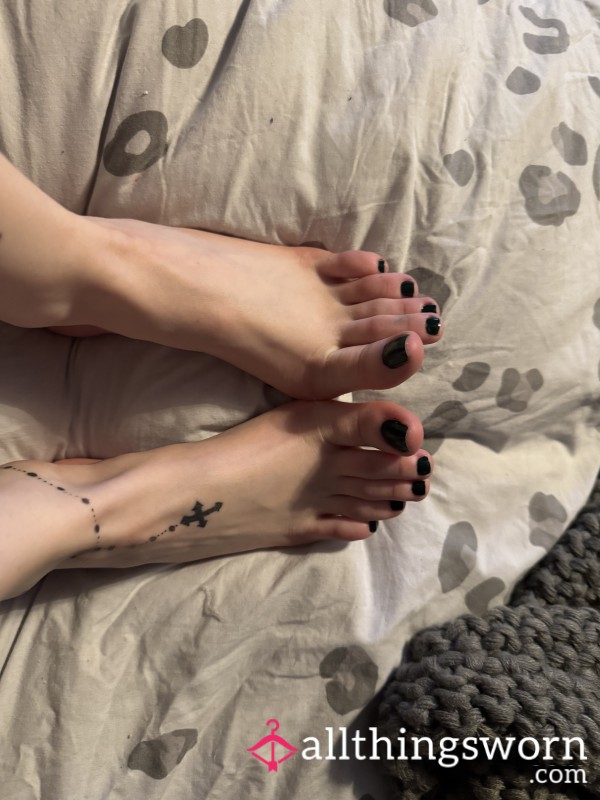 Freshly Painted Toes