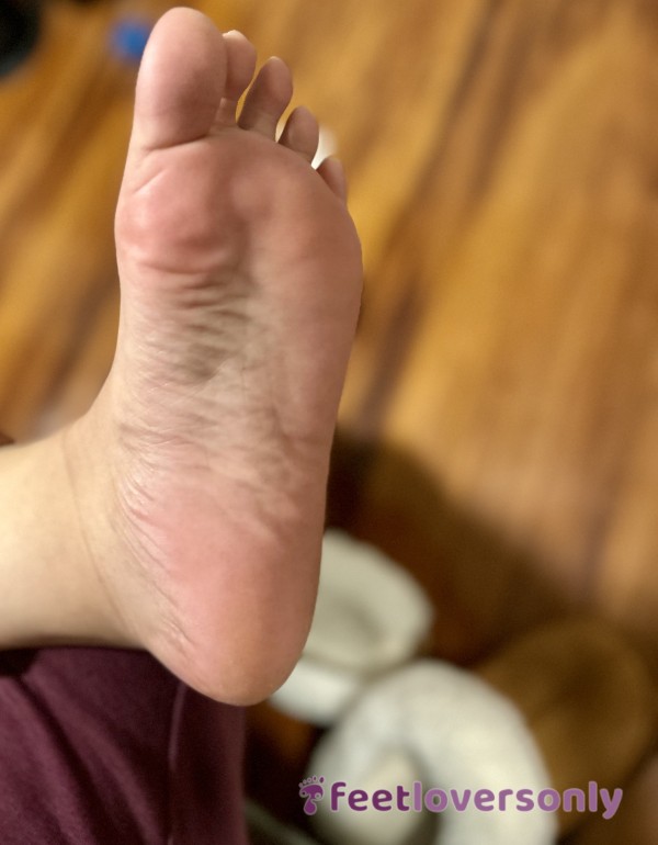 Freshly Pedicured Soles