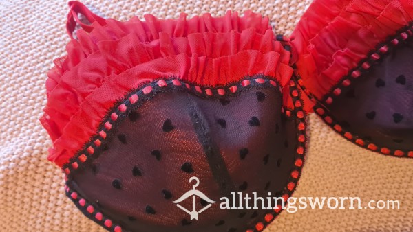 Frilly Heart Bra 💕