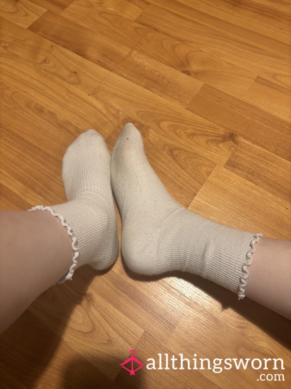 Frilly Worn Out Socks