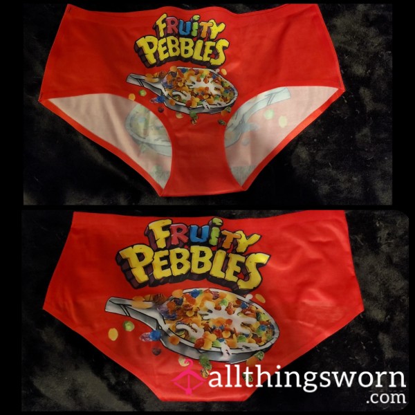 Fruity PEBBLES Boyshorts Panty Sz XL