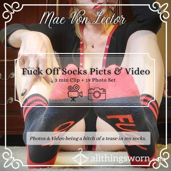 F**k Off Socks - Video Clip & Photo Set