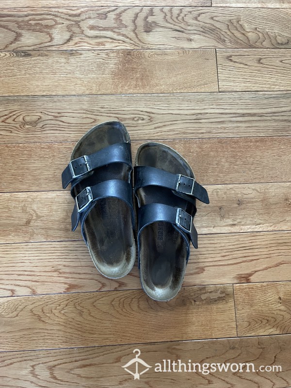 PRICE DROP Well Worn Smelly Birkenstock Sandals! Deep Foot Imprints! 🦶FREE Domestic Shipping!