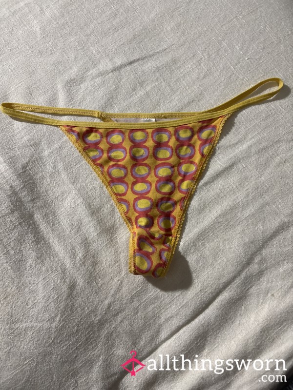 Fun Yellow Orange G String