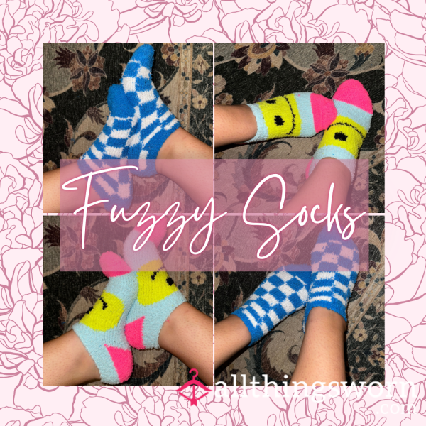 😃🦋 FUZZY SOCKS 🦋😃 // 24 HR WEAR & TRACKED US SHIPPING INCLUDED