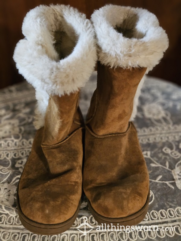 Furry Farm Boots