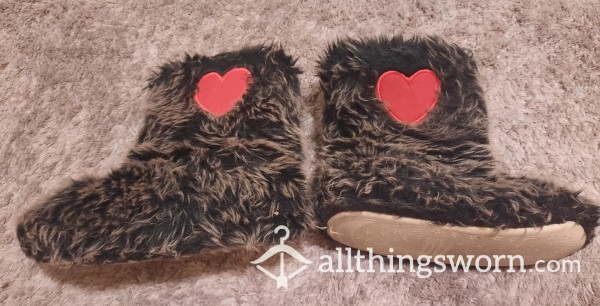 Furry Fuzzy Slippers!