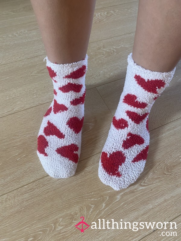 Fuzzy Love ❤️ Socks