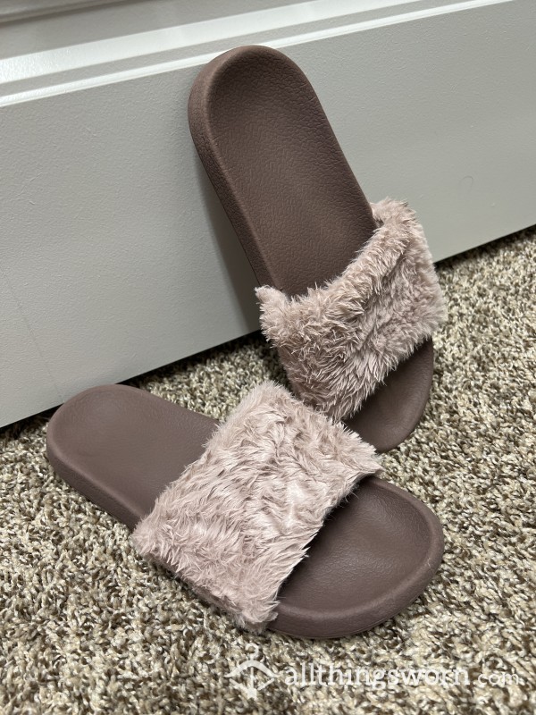 Fuzzy P**l Sandals