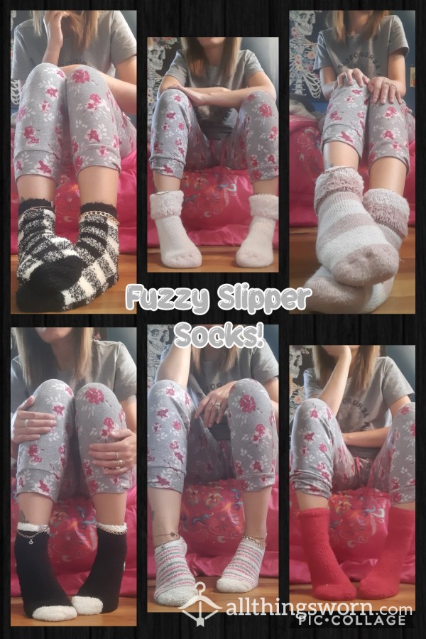 Fuzzy Slipper Socks