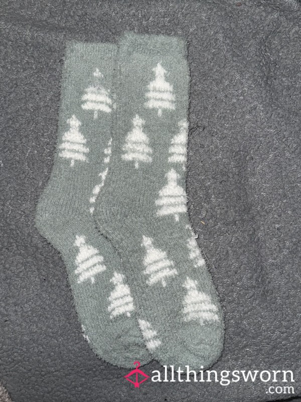 Fuzzy Tree Socks