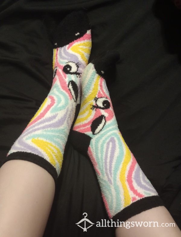 Fuzzy Unicorn Socks