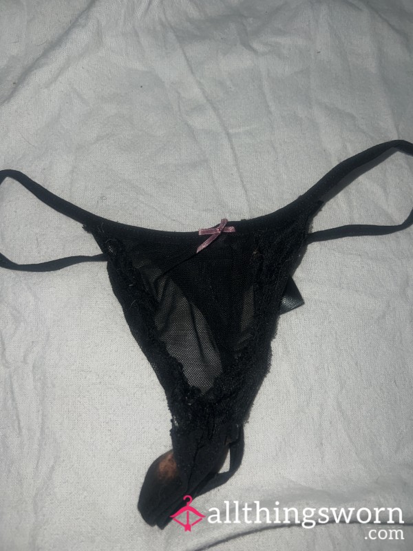 G-string Thong With Staining