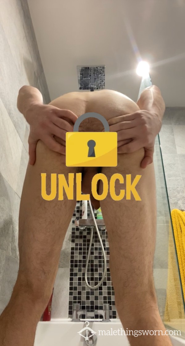 Gaping My Tight A** Open In The Shower