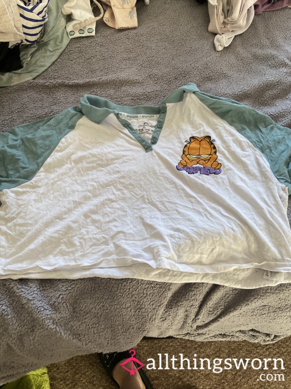 Garfield Pj Crop Top