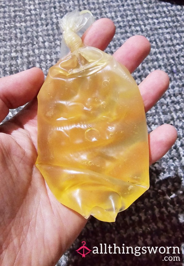 Gelatin Set P** 😈 In A Condom. A Real Treat 💛