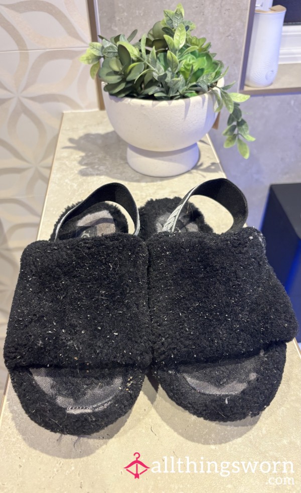 Genuine Black UGG Slippers