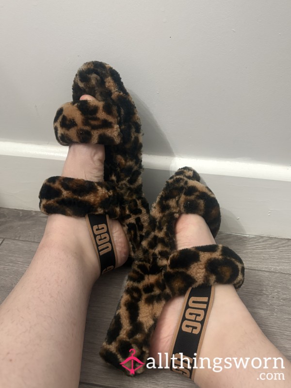 Genuine Ugg Animal Print Slippers