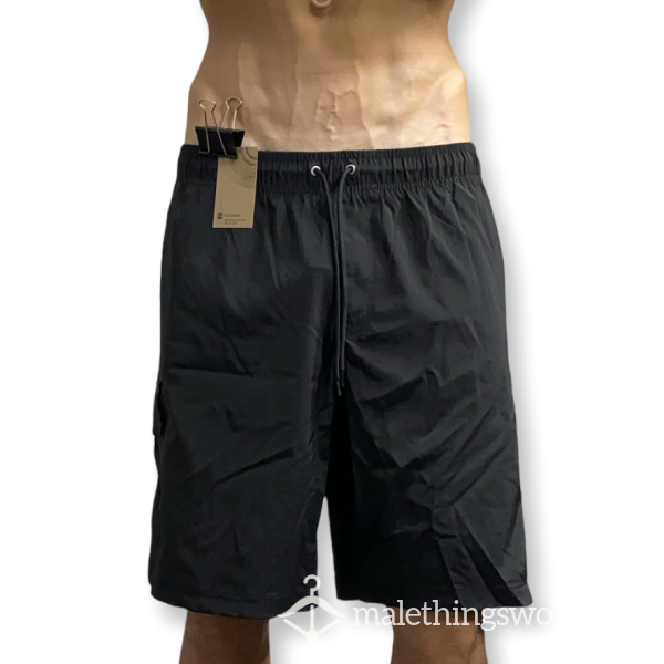 George Men’s Black Lined Swim Trunks / Swimwear Size XL 40-42