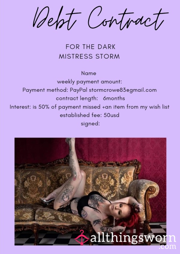 Get Into Debt For Your Goddess