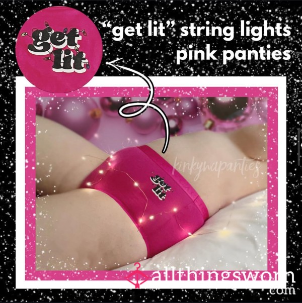 “Get Lit” String Light Panties - Includes 48-hour Wear & U.S. Shipping