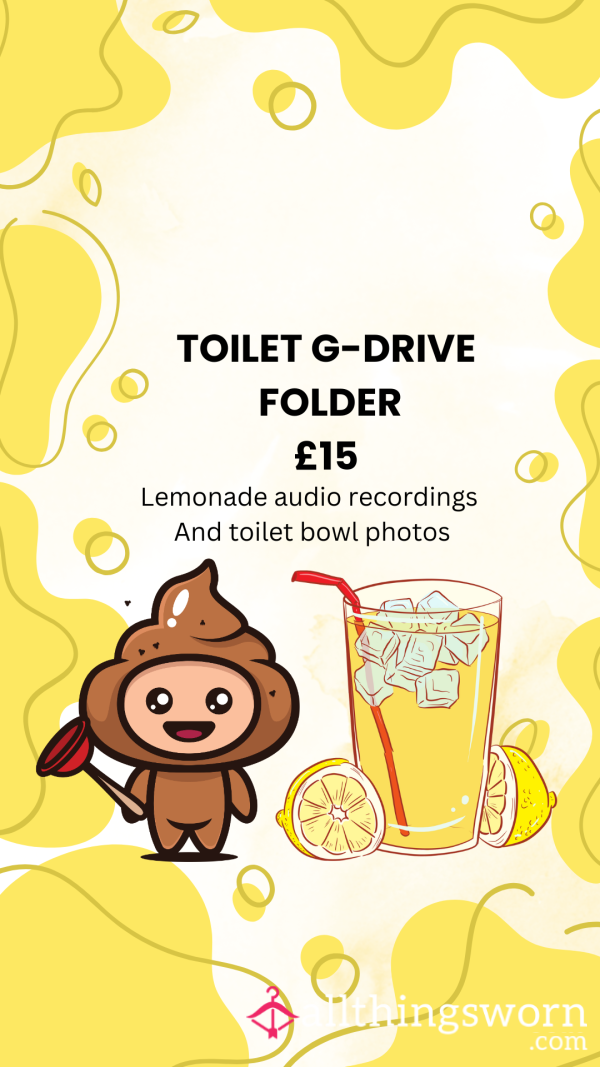 Get My Toilet Themed G-Drive 🍋