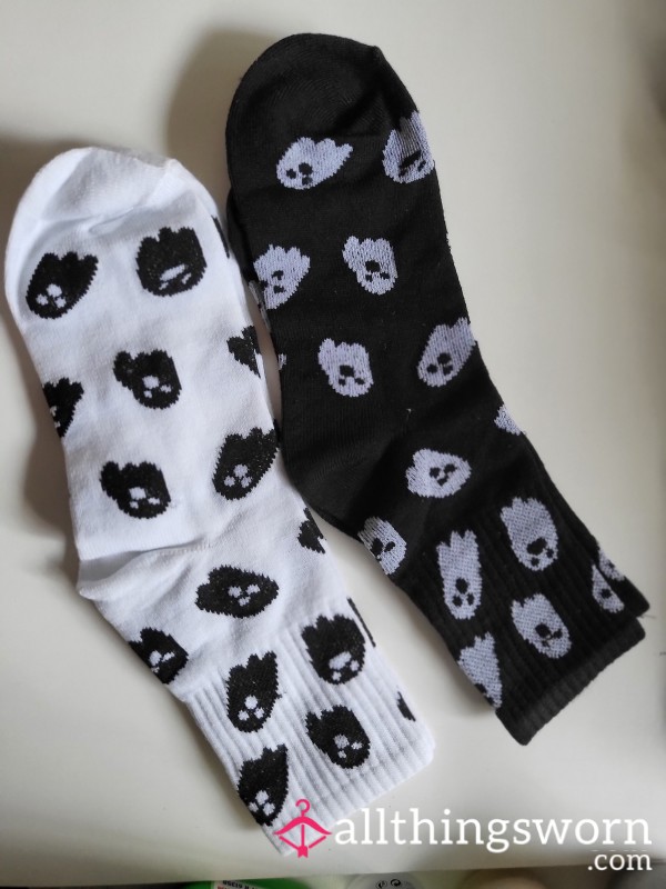 Ghost Crew Socks, Brand New And Ready To Wear.