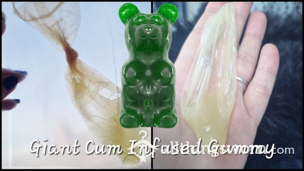 Giant C*m Infused Gummy/c*mmy Bear 🐻