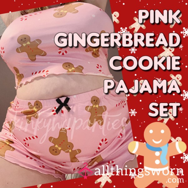 Gingerbread Cookie Pajamas - Includes 7-night Wear & U.S. Shipping